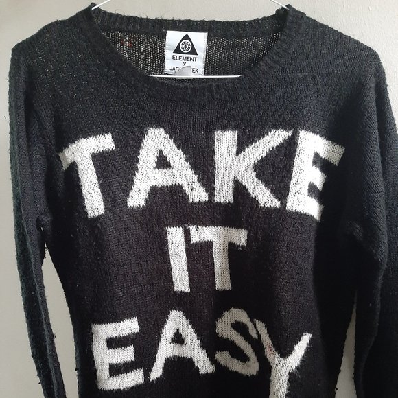 Element X Jac Vanek Black Sweater - Picture 2 of 9